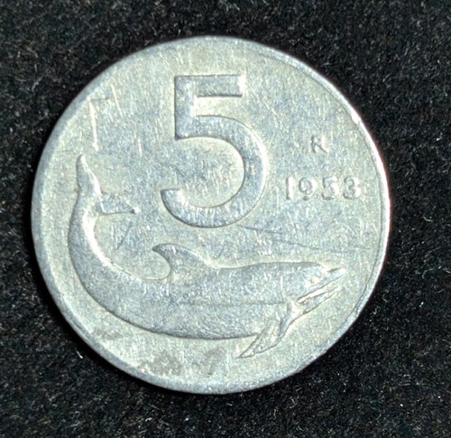 1953 italy lire circulated - 5,