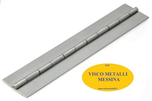 Cerniera metraggio acciaio - cerniera,