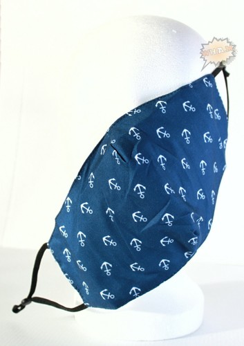 Maschera behelfs blu scuro - maschera,