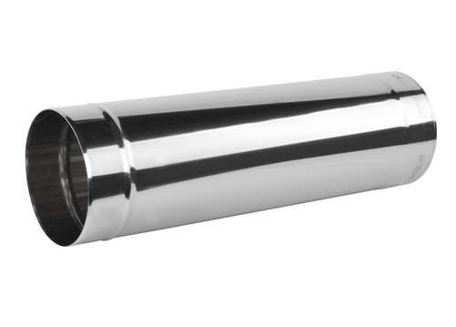 Tubo stufa rigido acciaio inox