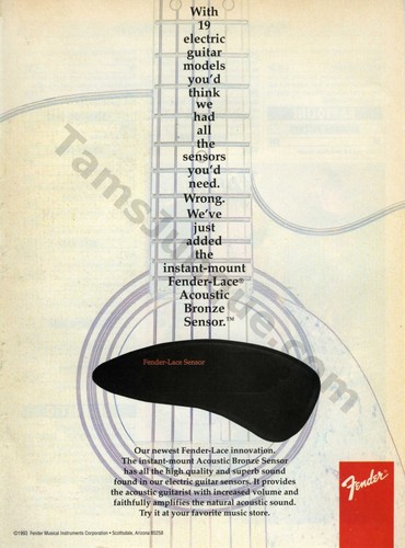 1993 fender lace - lace, innovation