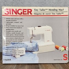 Vintage Singer Tiny Tailor rammendatore TT600X nuovo con scatola