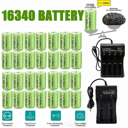 Lotto batterie 2800mah cr123a - lotto,
