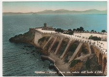 PIOMBINO - LIVORNO - PIAZZA BOVIO CON VEDUTA DELL'ISOLA D'ELBA - VIAGG. -27318-