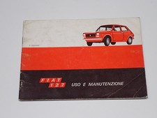 FIAT 127 LIBRETTO USO E