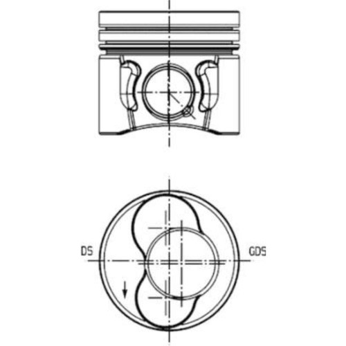 Pistone kolbenschmidt per - kolbenschmidt, vw