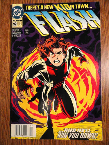 Flash 92 raro newsstand - v,