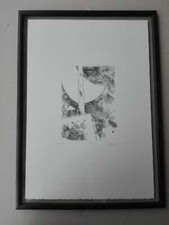 Emilio tadini incisione 35x50 - incisione,