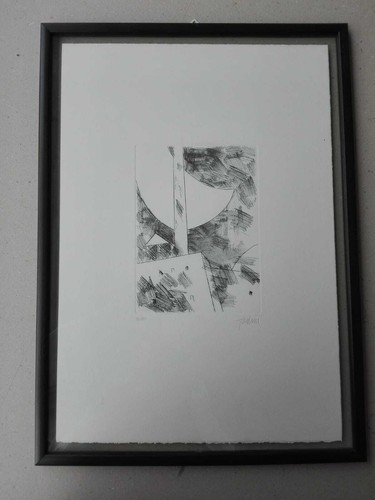 Emilio tadini incisione 35x50 - emilio,