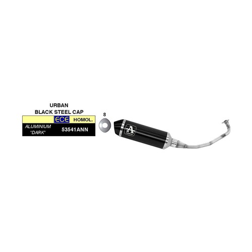 Marmitta completa arrow urban - marmitta,