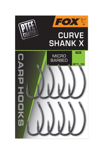 Fox carp hooks ptfe - fox, curve