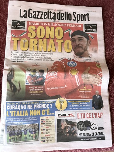 Gazzetta dello sport sono - dello,