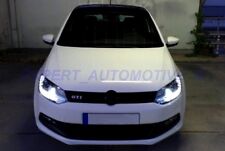 FARI ( MOD GTI ) DAYLINE LED DIURNI CURVI CROMO VW POLO 6R DAL 2009-> + MOTORINI