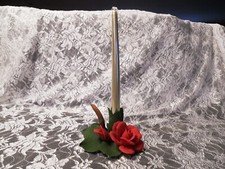 Capodimonte portacandele rose - capodimonte,