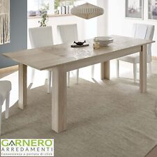 Tavolo da pranzo allungabile moderno 137/185cm rovere samoa PARADISE