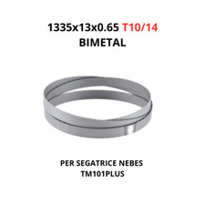 Lama a nastro 1335x13x0.65 T10/14 per segatrice NEBES TM101PLUS