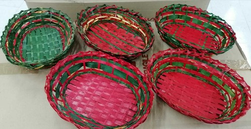 Set cestini ovali impagliati - 5,