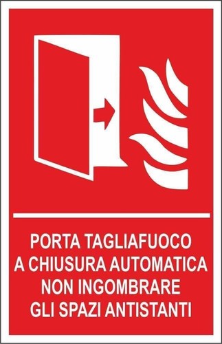 Cartello segnaletico porta - segnaletico,