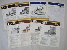 8 depliant Fiat Allis 14-C 14B