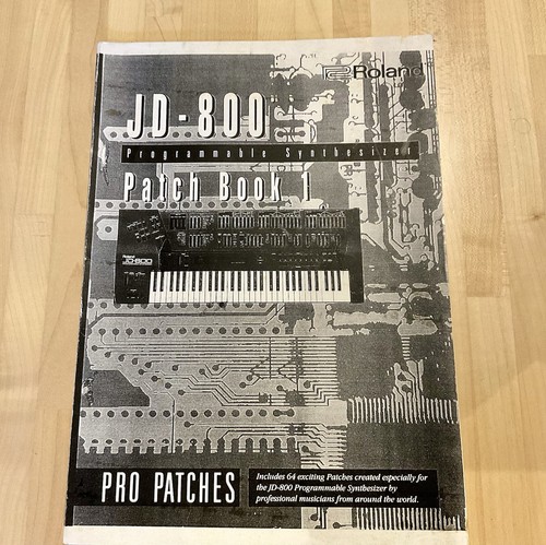 Manuale roland 800 patch - manuale,