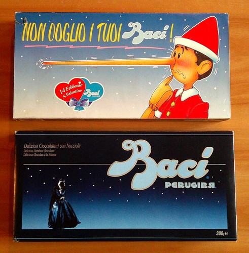 Scatola cartone baci - scatola, in