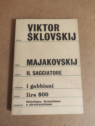 Sklovskij viktor majakovskij - viktor,