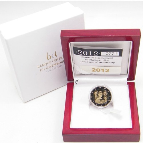 Euro proof lussemburgo 2012 - proof,