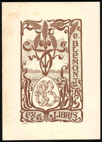 Exlibris blemont campo - exlibris, e.