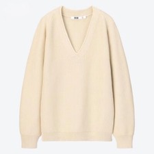 MAGLIONE UNIQLO U COLLO A V
