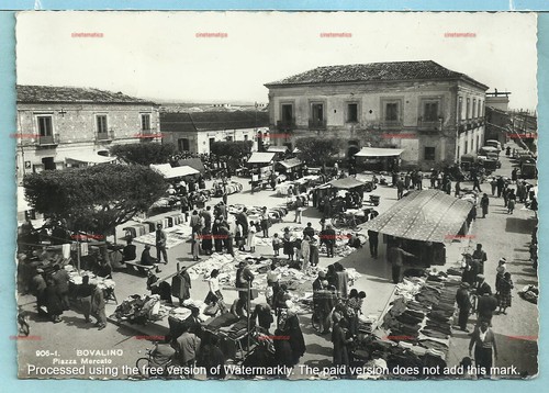 Cartolina bovalino reggio - bovalino, (reggio