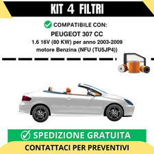 Kit 4 Filtri Tagliando per