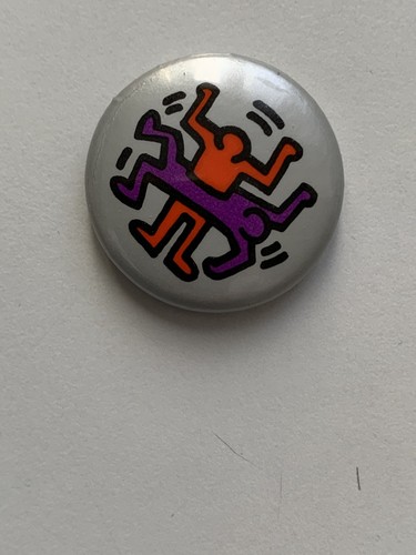 Keith haring vintage badge - keith,