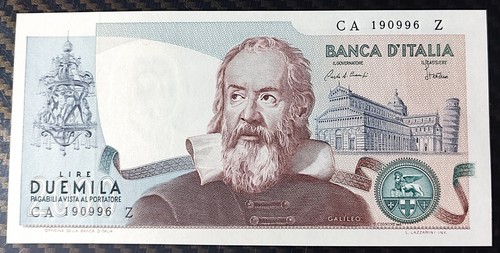 2000 lire 1983 - galileo, fds