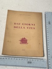 DAI GIORNI DELLA VITA