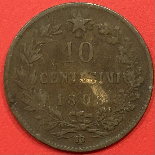 Centesimi 1893 umberto i - 10,