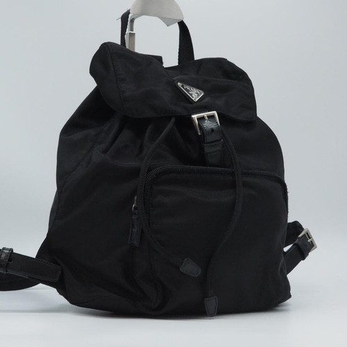 Prada zaino nylon nero - nylon,