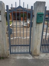 Cancello in ferro carrabile doppia anta + cancello pedonale 