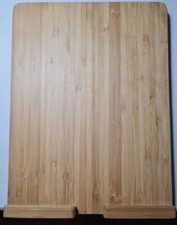 SUPPORTO PIEGHEVOLE RICHIUDIBILE PORTA RICETTARIO E TABLET IN LEGNO