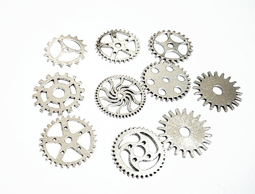 10pz misti charms ciondoli