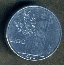 Italy 100 lire 1990 Combined