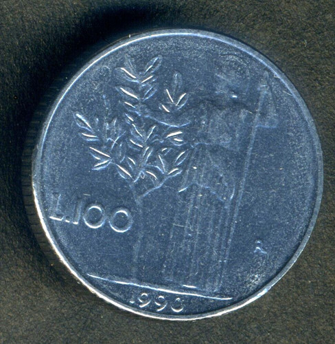 Italy 100 lire - , combined