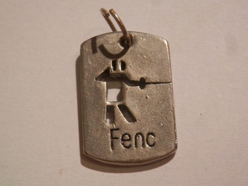 Vecchio ciondolo scherma fenc - vecchio,