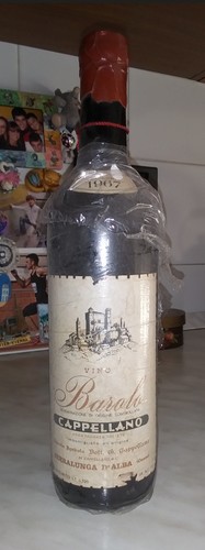 Vino barolo cappellano 1967 - vino,