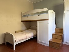 Cameretta a castello in legno massello