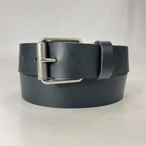 Cintura nera vera pelle - in,