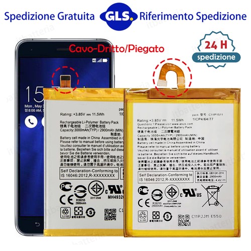 C11p1511 batteria per asus - batteria,