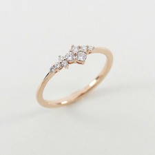Anello con diamanti fascia a