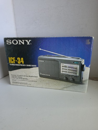 Radio sony icf - icf-34, in