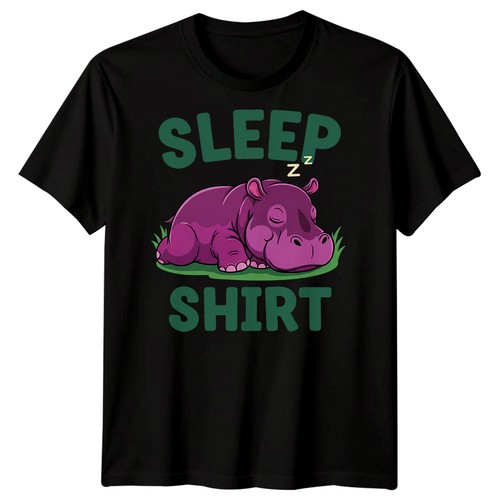 Camicia notte ippopotamo - notte,