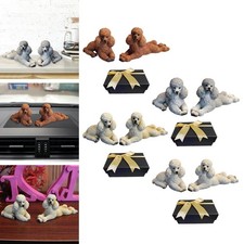 2 pezzi moderna statua di cane